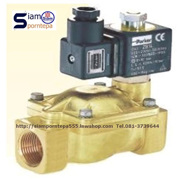 P-VE7321BDN00-24V Parker Solenoid valve size 1" ทองเหลือง Pressure 0.1-20 Bar 300psi ส่งฟรี